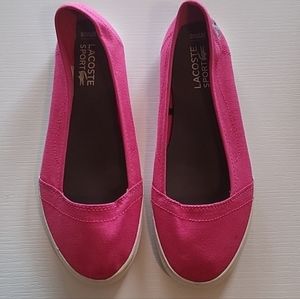 Lacoste Pink Loafers